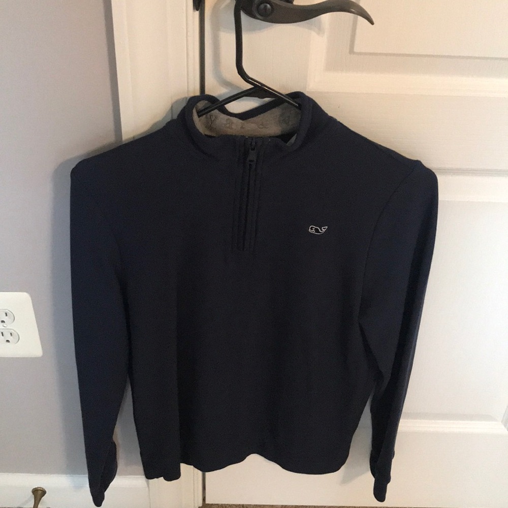 Boys Vineyard Vines 1/2 ZIP pullover- Navy